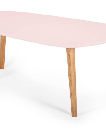 Endocarp Sofabord 110x66x45cm Powderpink   Asketræ