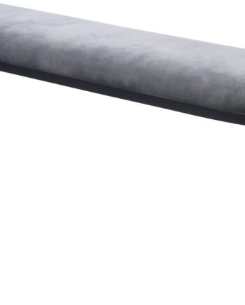 Entrébænk Nordique Design Gain Fløjl Sort 140 Cm