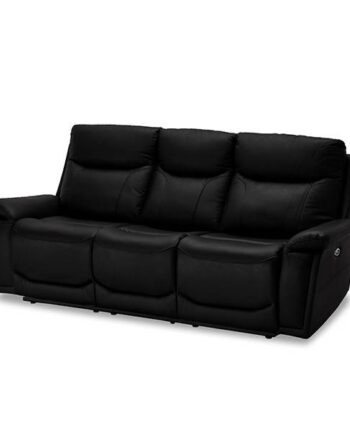 Erling Christensen Møbler Bremen   Pers  Sofa   Sort Læder : Erling Christensen Møbler  : Erling Christensen Møbler