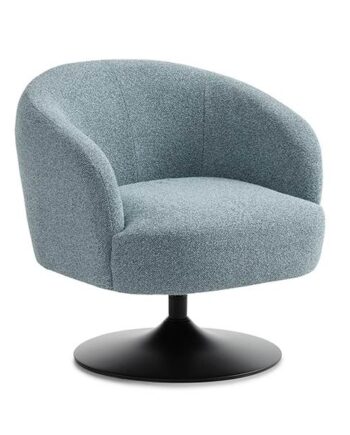 Erling Christensen Møbler Conrad Lounge Chair Egg Blue Vista Metal Trumpetfod Sort : Erling Christensen Møbler  : Erling Christensen Møbler