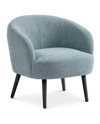 Erling Christensen Møbler Conrad Lounge Chair Egg Blue Vista Sort Træ : Erling Christensen Møbler  : Erling Christensen Møbler