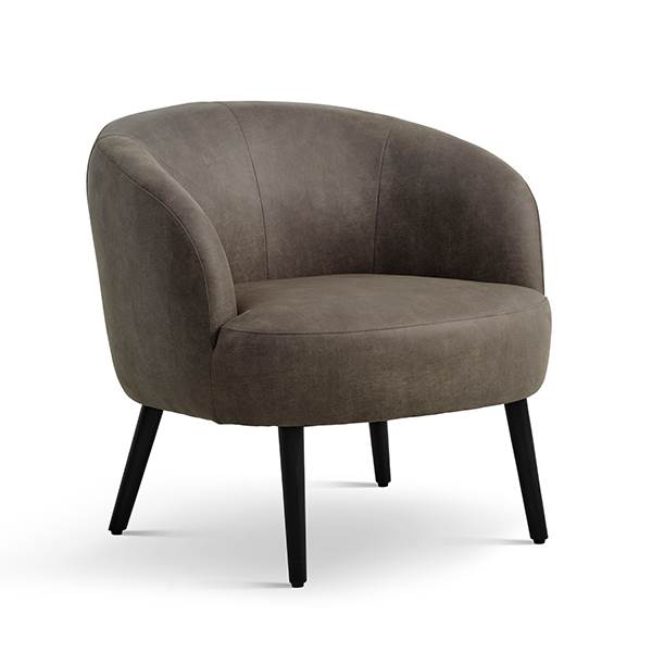 Erling Christensen Møbler Conrad Lounge Chair Forest Green Vista Sort Træ : Erling Christensen Møbler : Erling Christensen Møbler