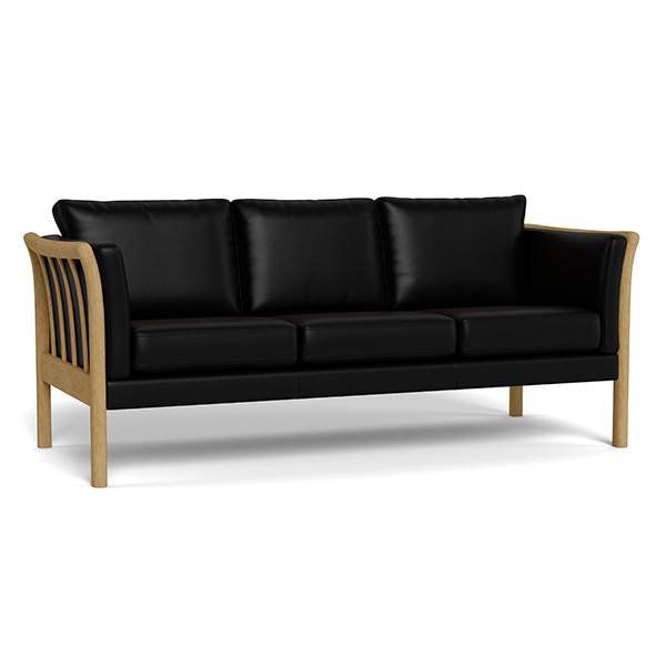 Erling Christensen Møbler Dorte   Personers Lædersofa : Erling Christensen Møbler  : Erling Christensen Møbler