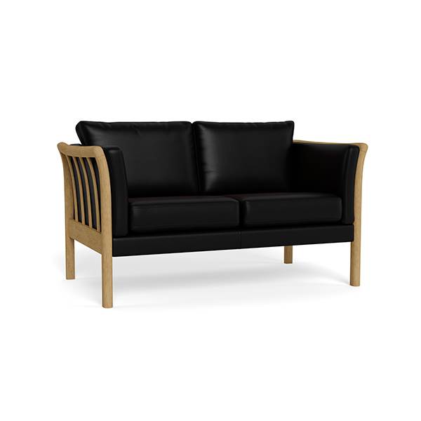 Erling Christensen Møbler Dorte   Personers Lædersofa : Erling Christensen Møbler  : Erling Christensen Møbler