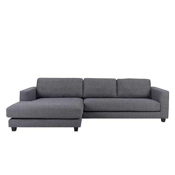 Erling Christensen Møbler Maine     Pers  Sofa Med   Chaiselong Grå : Erling Christensen Møbler  : Erling Christensen Møbler