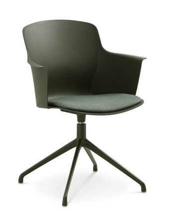 Erling Christensen Møbler Mia Dining Chair   Armlæn   Pude Oliven Svirvel Oliven : Erling Christensen Møbler  : Erling Christensen Møbler