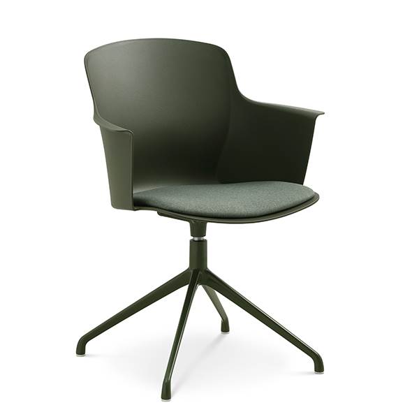 Erling Christensen Møbler Mia Dining Chair   Armlæn   Pude Oliven Svirvel Oliven : Erling Christensen Møbler  : Erling Christensen Møbler