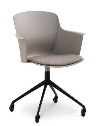 Erling Christensen Møbler Mia Dining Chair   Armlæn   Pude Sten Hjul : Erling Christensen Møbler  : Erling Christensen Møbler