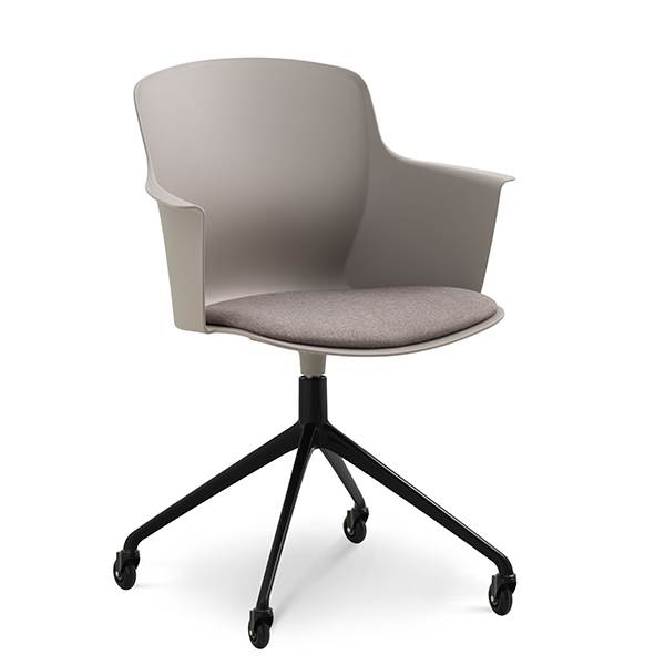 Erling Christensen Møbler Mia Dining Chair   Armlæn   Pude Sten Hjul : Erling Christensen Møbler  : Erling Christensen Møbler