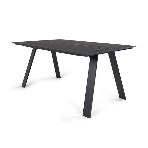 Erling Christensen Møbler Strandvig Havebord 100 165 Cm Sort : Erling Christensen Møbler : Erling Christensen Møbler