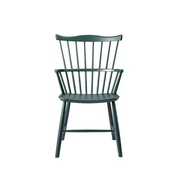 Fdb Møbler J52b Spisebordsstol Black Green  : Erling Christensen Møbler