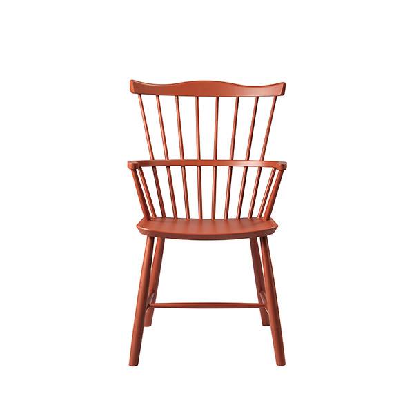 Fdb Møbler J52b Spisebordsstol Brick Red  : Erling Christensen Møbler