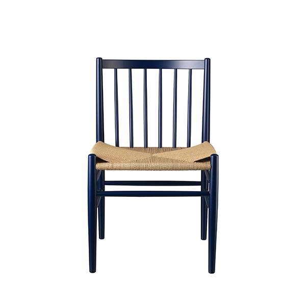 Fdb Møbler J80 Spisebordsstol Bøg Steel Blue  : Erling Christensen Møbler