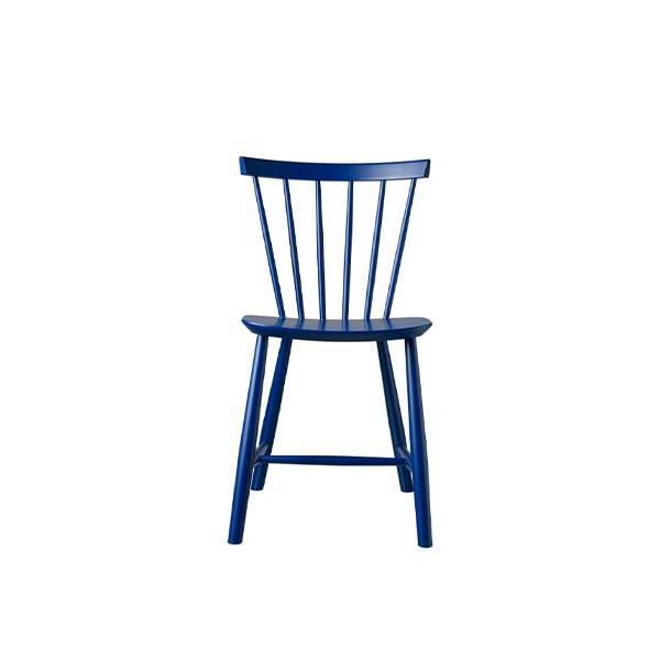 Fdb Møbler J46 Spisebordsstol Svanemærket Dark Blue  : Erling Christensen Møbler