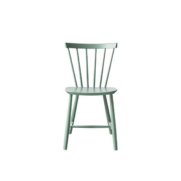 Fdb Møbler J46 Spisebordsstol Svanemærket Dusty Green  : Erling Christensen Møbler