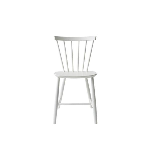 Fdb Møbler J46 Spisebordsstol Svanemærket Pure White  : Erling Christensen Møbler