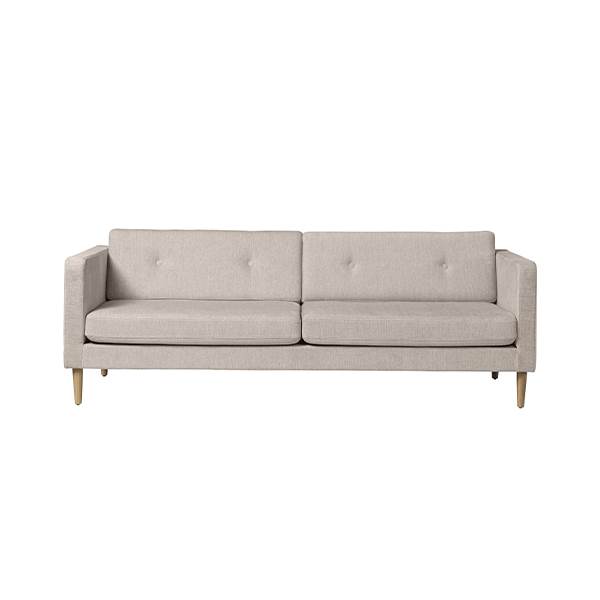 Fdb Møbler L42 Firhøj   Pers  Sofa Tangent   Massiv Eg  : Erling Christensen Møbler