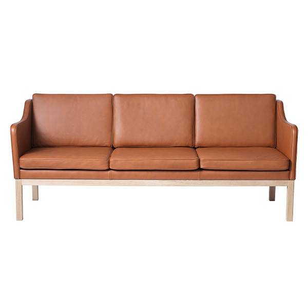 Fdb Møbler L43 Mogens Koch   Pers  Sofa Cognac  : Erling Christensen Møbler