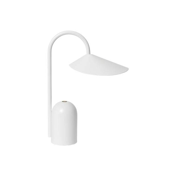 Ferm Living Arum Portable Lamp White  : Erling Christensen Møbler