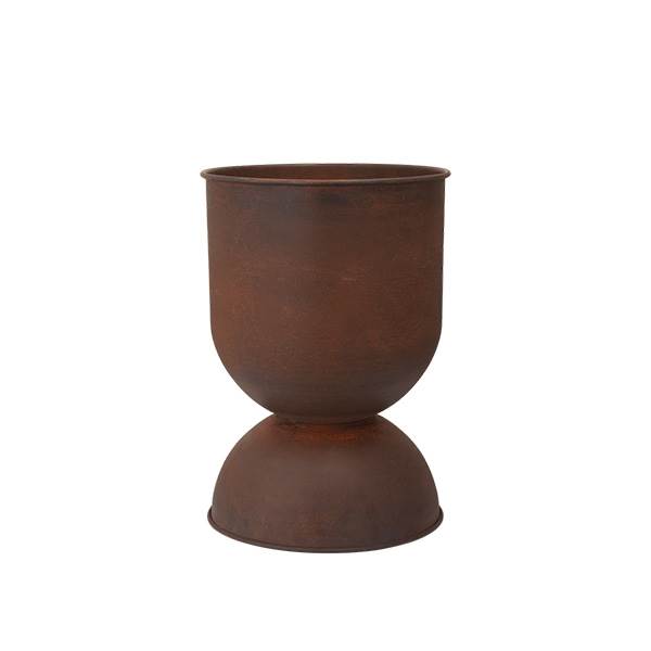 Ferm Living Hourglass Pot  Medium Rust  : Erling Christensen Møbler