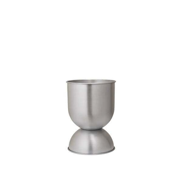 Ferm Living Hourglass Pot  Small Aluminium  : Erling Christensen Møbler