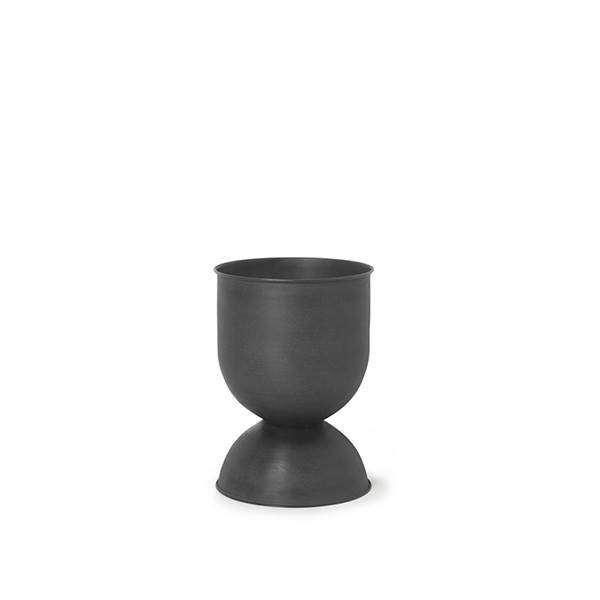 Ferm Living Hourglass Pot  Small Black  : Erling Christensen Møbler