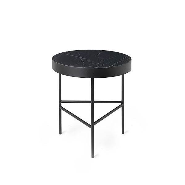 Ferm Living Marble Table Medium Black  : Erling Christensen Møbler
