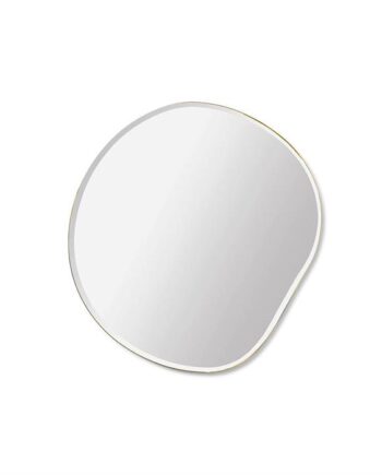 Ferm Living Pond Mirror Small Brass  : Erling Christensen Møbler