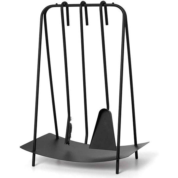 Ferm Living Port Fireplace Tools Black : Erling Christensen Møbler