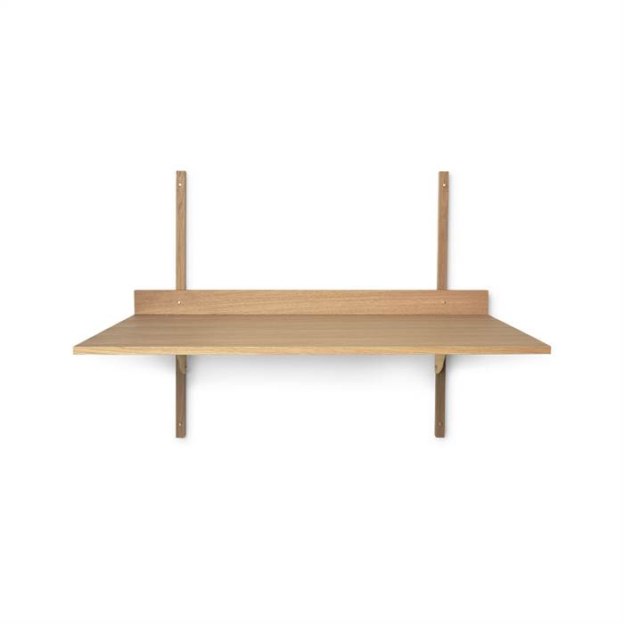 Ferm Living Sector Desk Oak Brass  : Erling Christensen Møbler