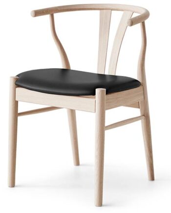 Findahl By Hammel Freja Spisebordsstol Eg   Olie   Sydney Cognac  Læder   : Erling Christensen Møbler