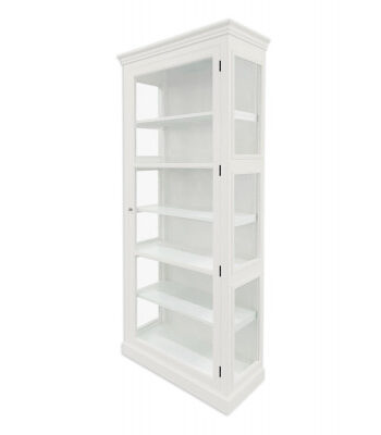 Fur Vitrineskab 212x84x44 Cm Hvid