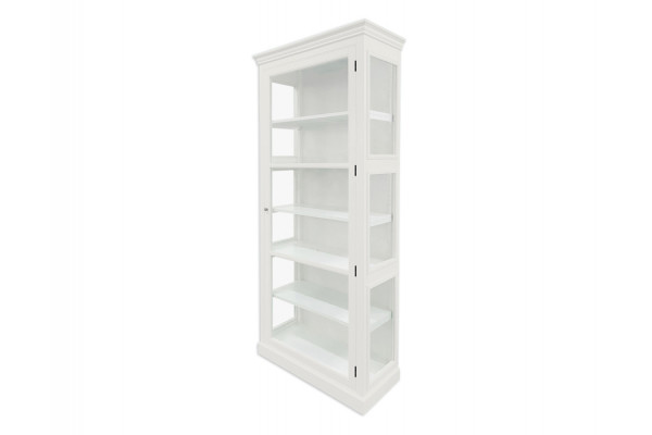 Fur Vitrineskab 212x84x44 Cm Hvid