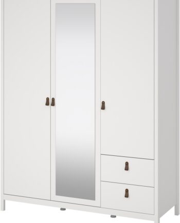 Garderobeskab   Døre   Skuffer Vesterholm Lunor  Hvid  H199ã B150ã D58 Cm  Fsc