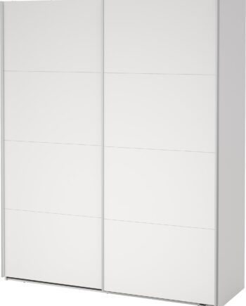 Garderobeskab Vesterholm Arden   Skydedøre Hvid H220ã B178ã D67 Cm Fsc-certificeret