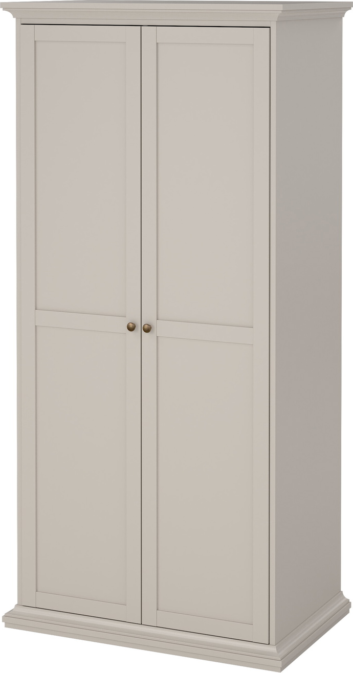 Garderobeskab Vesterholm Nora -dørs Kashmir H200ã B96ã D60 Cm Fsc Dansk