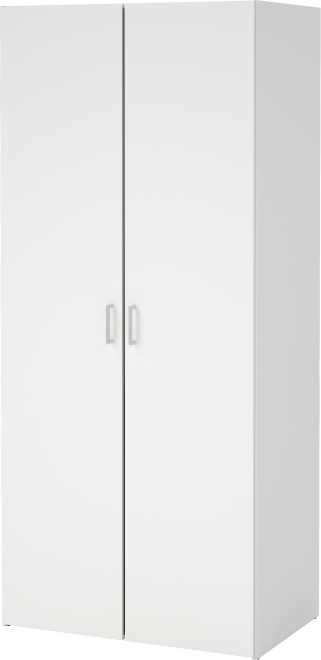Garderobeskab Vesterholm Space  -dørs Klædeskab Hvid  Fsc  H175xb78xd50 Cm