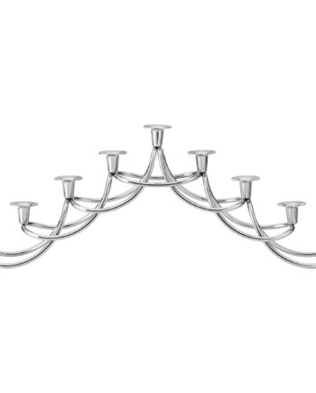 Georg Jensen Harmony Menorah Lysestage  Rustfrit Stål