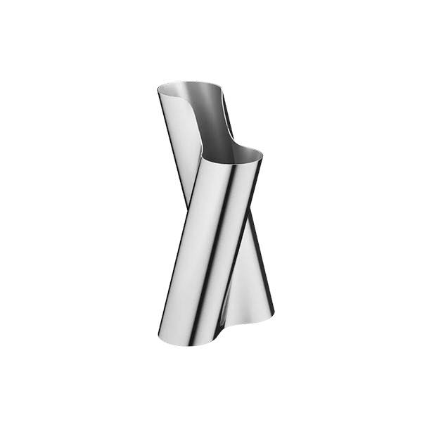 Georg Jensen Lituus Vase  Stor Stål  : Erling Christensen Møbler