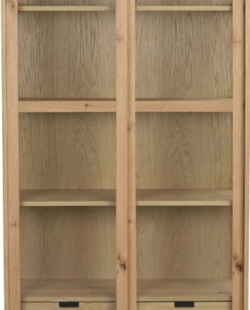 Glasvitrineskab Rowico Hazelton   Fsc-certificeret Olieret Egetræ 203   100   40 Cm