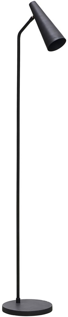 Gulvlampe House Doctor Precise Mat Sort 124 Cm Jern Og Messing