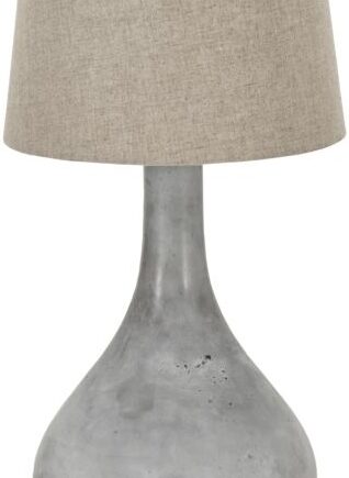 Gulvlampe House Doctor Sage Grå Fibercement   Hør ø35   H110 Cm E27