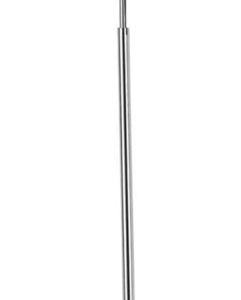 Gulvlampe Ideal Lux Elvis Standerlampe Sølv Metal ø24   H160 Cm Dobbelthovedet E27 2x60w