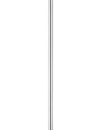 Gulvlampe Ideal Lux Hilton ø40     H160   Cm Hvid Krom