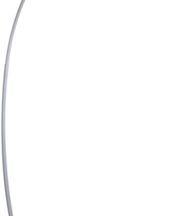 Gulvlampe Ideal Lux Pagoda Sølv Indendørs H184xø47 Cm Stofskærm
