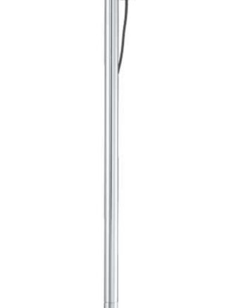 Gulvlampe Ideal Lux Polly Krom   ø22ã H154 Cm Metal Standerlampe Med 2xe27 Og Justerbar Skærm