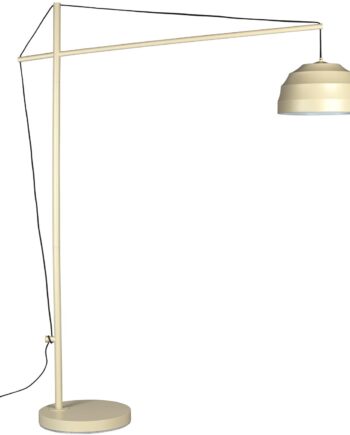 Gulvlampe Standlampe Dutchbone Liwa Lysgrå Metal Justerbar Bue H180 E27 Led