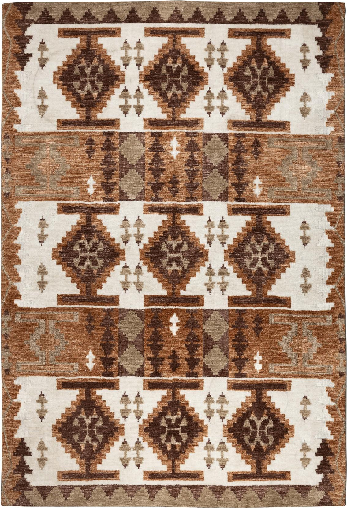 Gulvtæppe Dutchbone Maron 160   230 Cm Valnød Polyester Bomuld