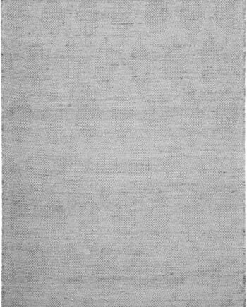 Gulvtæppe House Doctor Mara 200x300 Cm Diamantmønster Grå Hvid Jute Bomuld Latex