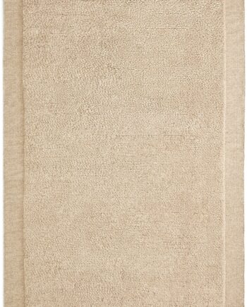 Gulvtæppe Kave Home Marely 100  Uld 160x230 Cm Beige Håndvævet Rustik Kolonial